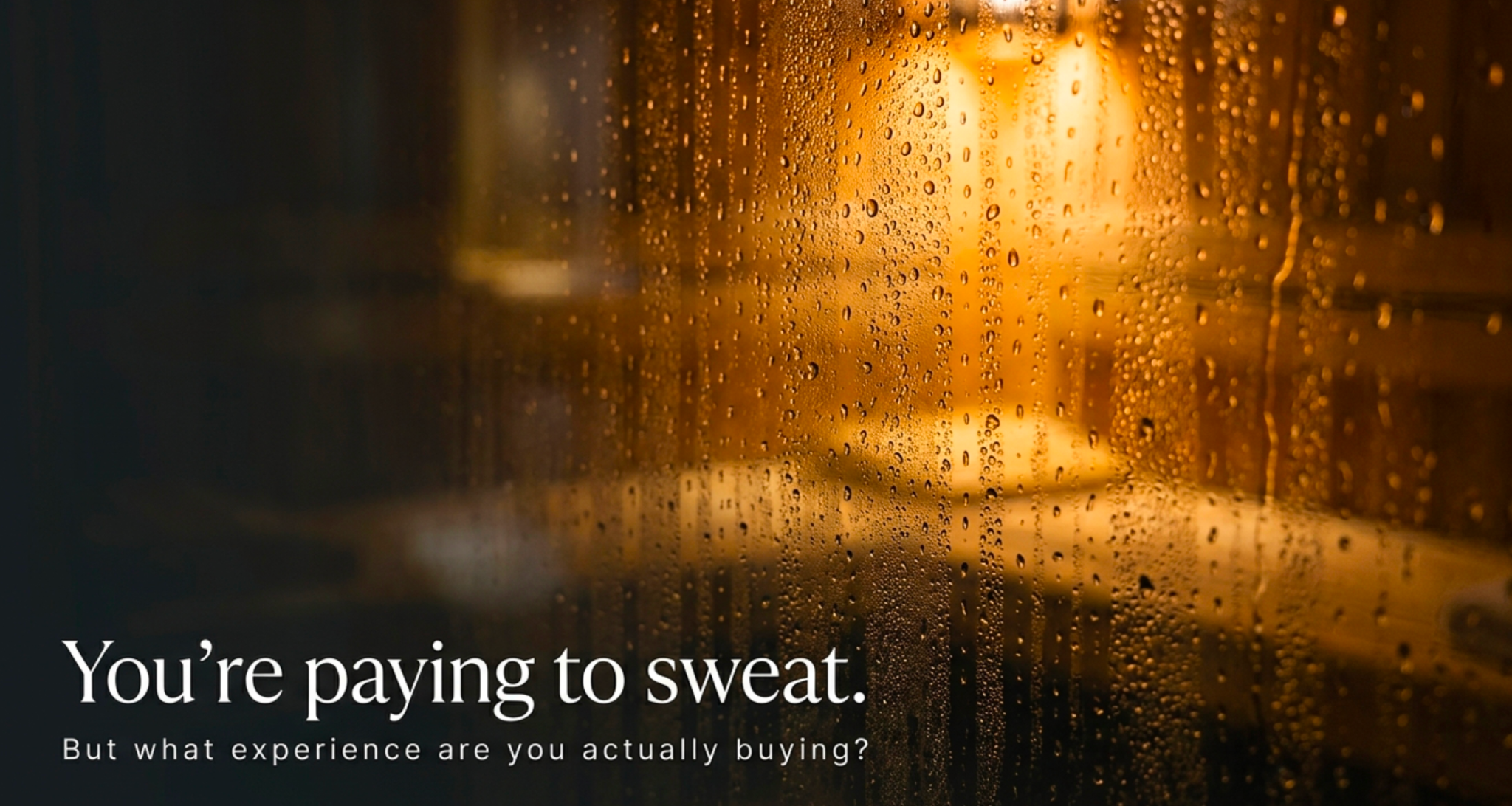 Sweat Therapy vs Sauna: What You Are Really Paying For
